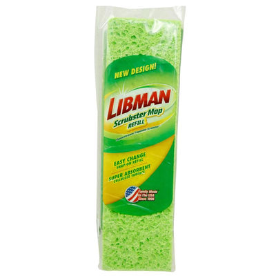 Libman Scrubster 9 in. Deck Cellulose Mop Refill