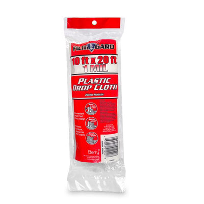 Film-Gard 10 ft. W X 20 ft. L X 1 mil Plastic Drop Cloth