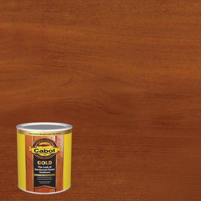Cabot Gold Satin Sunlit Walnut Deck Varnish 1 qt