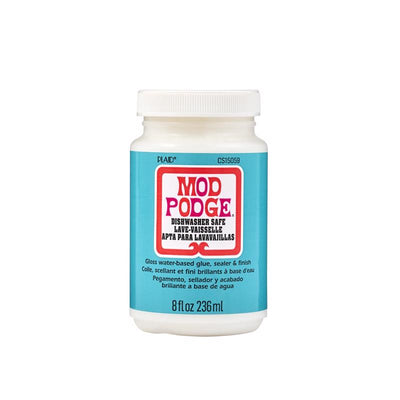 Plaid Mod Podge High Strength Glue Dishwasher-Safe Gloss Decoupage 8 oz