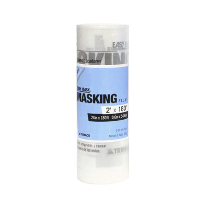 Easy Mask Masking Film 0.4 mil X 24 in. W X 180 ft. L Plastic/Vinyl Clear
