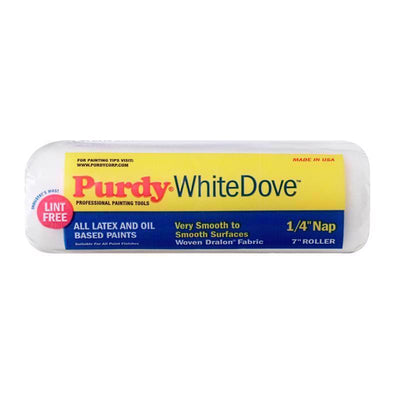 Purdy White Dove Woven Fabric 7 in. W X 1/4 in. Paint Roller Cover