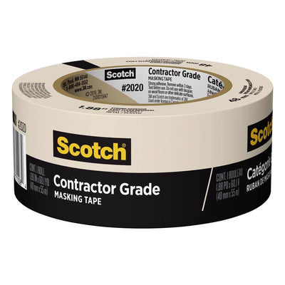 Scotch Contractor Grade 1.88 in. W X 60.1 yd L Beige Medium Strength Masking Tape