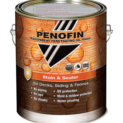 Penofin Transparent Matte Redwood Oil-Based Alkyd Stain and Sealer 1 gal