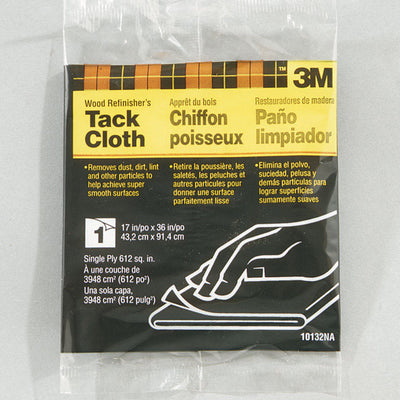 3M Tack Cloth 36 in. W X 17 in. L White Synthetic Fiber Wood Refinisher's Tack Cloth