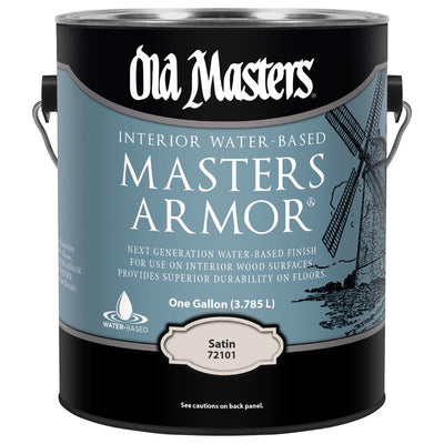 Old Masters Masters Armor Satin Clear Water-Based Floor Finish 1 gal