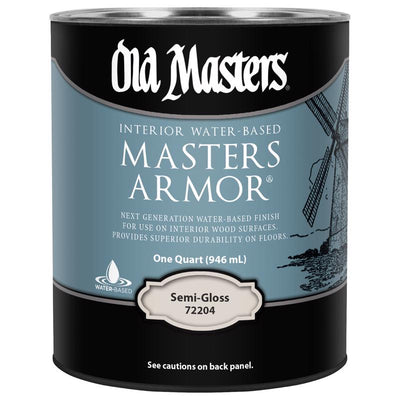 Old Masters Masters Armor Semi-Gloss Clear Water-Based Floor Finish 1 qt