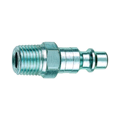 Tru-Flate Steel Industrial/Milton Plug 1/4 in. Male