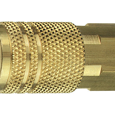 Amflo Brass 1/4 in. I/M Style Coupler 3/8 in. Female