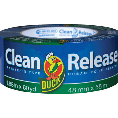 Duck Clean Release 1.88 in. W X 60 yd L Blue Medium Strength Painter's Tape