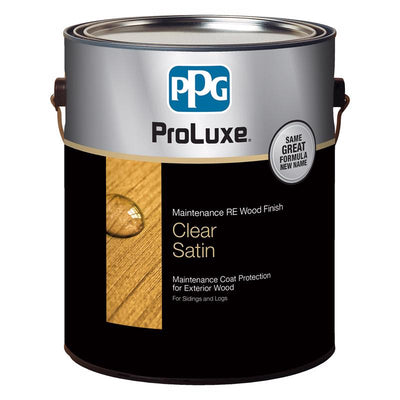 ProLuxe Maintenance RE Transparent Satin Clear Oil-Based Wood Protection 1 gal
