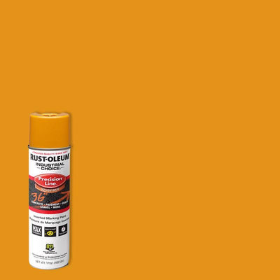 Rust-Oleum Industrial Choice Caution Yellow Inverted Marking Paint 17 oz