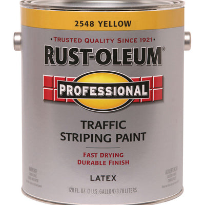 Rust-Oleum Professsional Yellow Traffic Striping Paint 1 gal