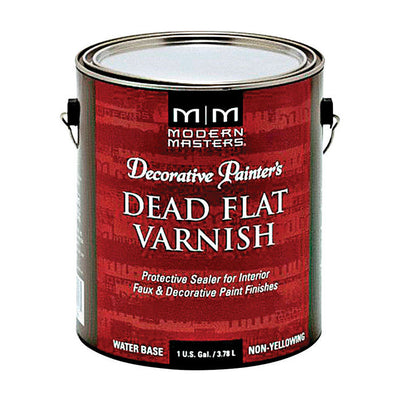 Modern Masters Dead Flat Clear Water-Based Dead Flat Varnish 1 gal