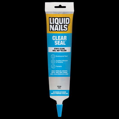 Liquid Nails Low Strength Rubber Clear Sealant 5.5 oz
