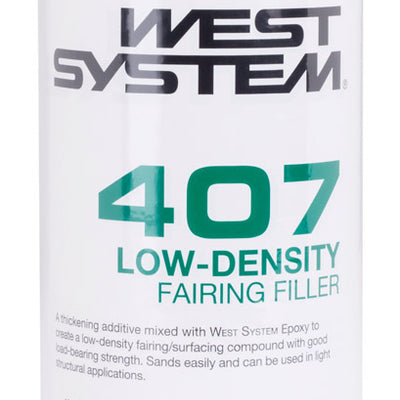West System 407 Filler Medium Strength Microfibers Red / Brown Fairing Filler 4 oz