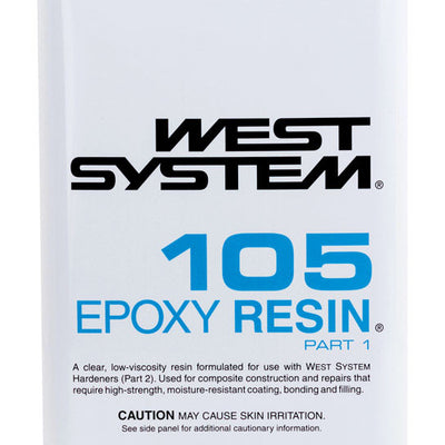 West System 105 Resin Extra Strength Epoxy Clear Epoxy Resin 126.6 oz