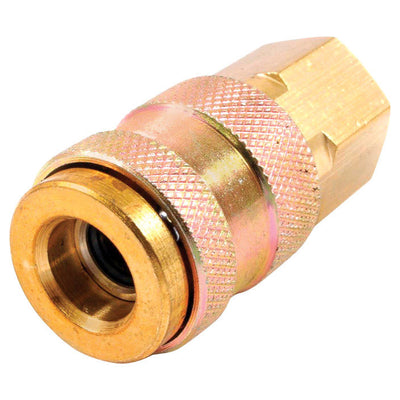 Forney Brass Universal Coupler 1/4 in. Female X 1/4 in. Female