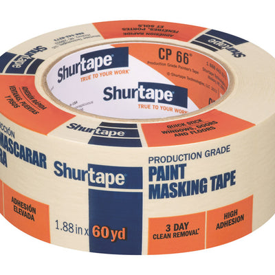 Shurtape CP 66 1.88 in. W X 60 yd L Beige High Strength Painter's Tape
