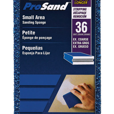 Norton ProSand 4.5 in. L X 2.69 in. W X 1 in. 36 Grit Extra Coarse Small Area Sanding Sponge