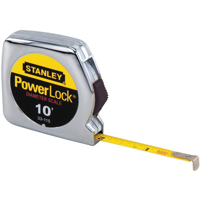 Stanley PowerLock 10 ft. L X 0.25 in. W Compact Tape Measure