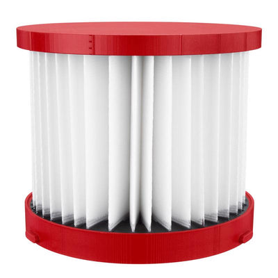 Milwaukee 2.7 in. D Shop Cartridge Wet/Dry HEPA Filter