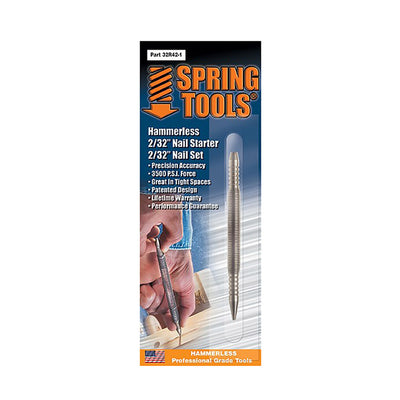 Spring Tools 2/32 in. Hammerless Nail Starter and Nail Set