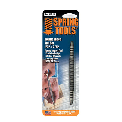 Spring Tools 1/32 and 2/32 in. Double-Ended Nail Set