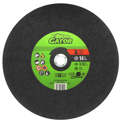 Gator 14 in. D X 1 in. Aluminum Oxide Metal Cut-Off Blade