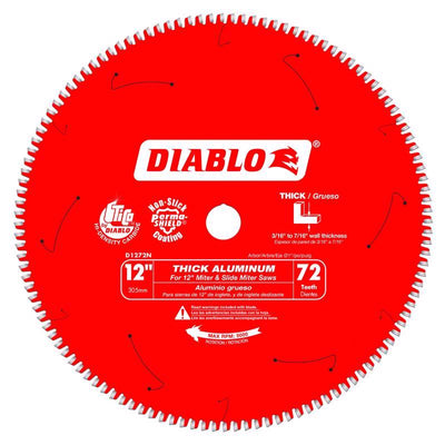 Diablo 12 in. D X 1 in. TiCo Hi-Density Carbide Circular Saw Blade 72 teeth