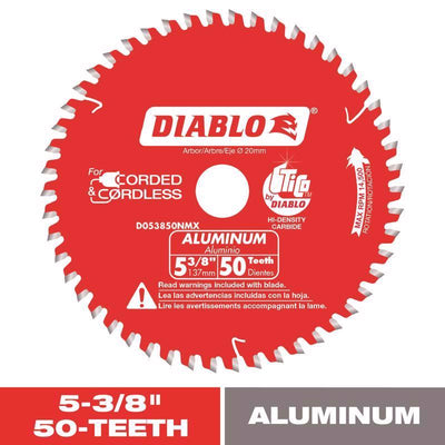 Diablo 5-3/8 in. D X 20 mm TiCo Hi-Density Carbide Circular Saw Blade 50 teeth