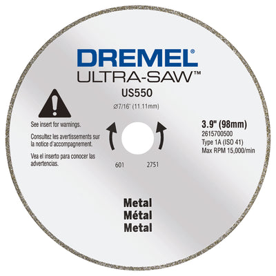 Dremel Ultra-Saw 3.9 in. Diamond Grit Metal Blade