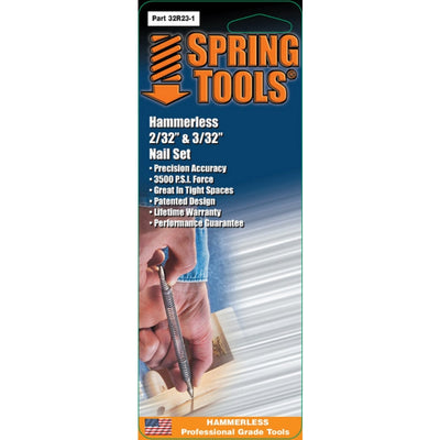 Spring Tools 2/32 & 3/32 in. Double Ended Nail Set