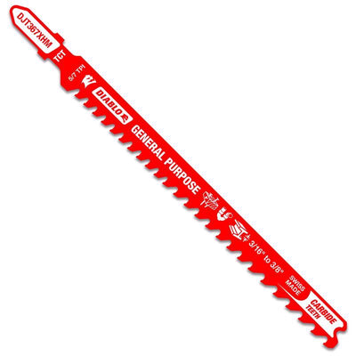 Diablo 5-1/4 in. Carbide T-Shank General Purpose Jig Saw Blade 5/7 TPI