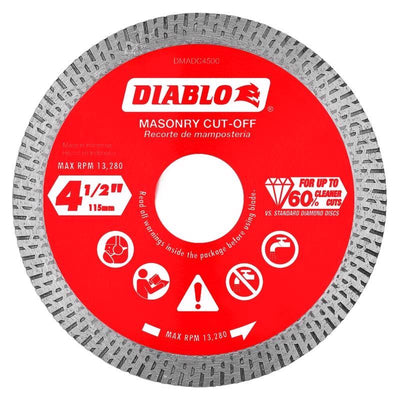 Diablo 4-1/2 in. D X 7/8 in. Diamond Masonry Cut-Off Disc