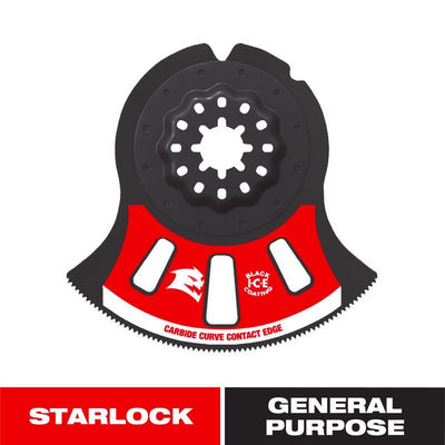 Diablo Starlock 3-1/8 in. W Carbide Semi-Circle Oscillating Blade General Purpose Cuts