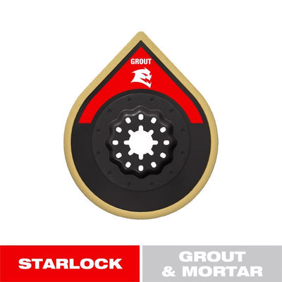 Diablo Starlock 2-3/4 in. W Carbide Grit Oscillating Sanding Blade Grout and Mortar