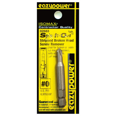 Eazypower Isomax #0 Sizes M2 High Speed Steel Screw Remover 2 in.