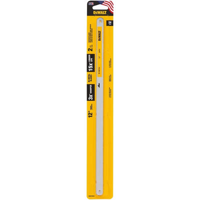 DeWalt 12 in. Bi-Metal Hacksaw Blades 24 TPI 2 pk