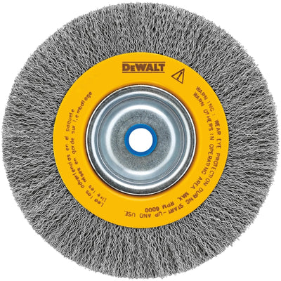 DeWalt 6 in. Fine Crimped Bench Grinder Wire Wheel Metal 6000 rpm 1 pc