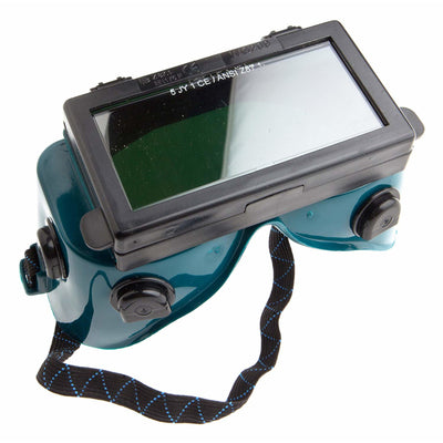 Forney 7 in. L X 3.5 in. W Welding Goggles Green
