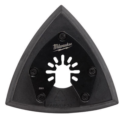 Milwaukee Universal Fit Open-Lok 3-1/2 in. Triangular Sanding Pad