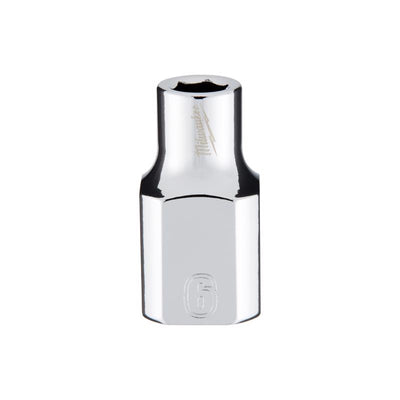 Milwaukee 6 mm X 3/8 in. drive Metric 6 Point Standard Socket