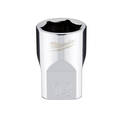 Milwaukee 14 mm X 3/8 in. drive Metric 6 Point Standard Socket