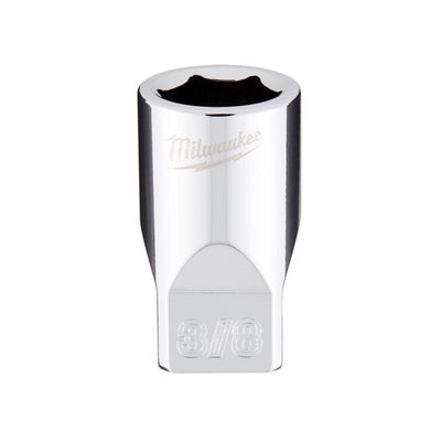 Milwaukee 3/8 in. X 1/4 in. drive SAE 6 Point Standard Socket