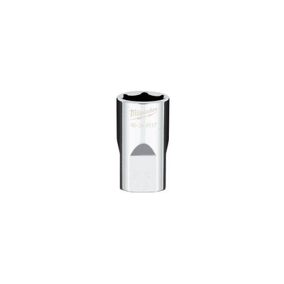 Milwaukee 16 mm X 1/2 in. drive Metric 6 Point Standard Socket