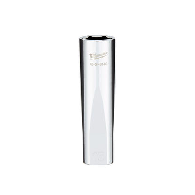 Milwaukee 16 mm X 1/2 in. drive Metric 6 Point Standard Deep Socket