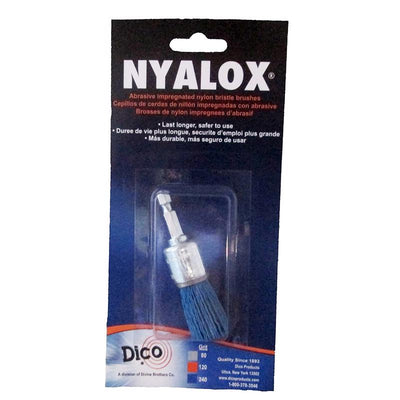 Dico Nyalox 3/4 in. Fine Crimped Mandrel Mounted Cup End Brush Nylon 4500 rpm