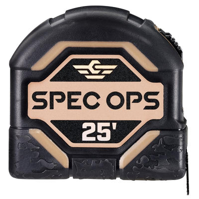 Spec Ops 25 ft. L X 3.12 in. W Tape Measure
