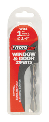 Rotozip 1/4 in. X 1.2 in. L Steel Window/Door Zip Bit